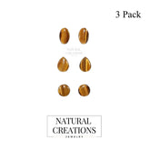 tiger eye earrings